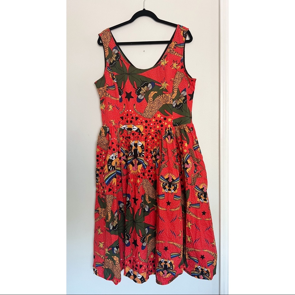 Nooworks Pride Tiger dress. Misty style. Xxl.